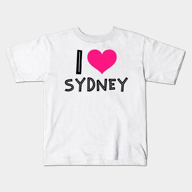 I love Sydney Kids T-Shirt by Mantra99